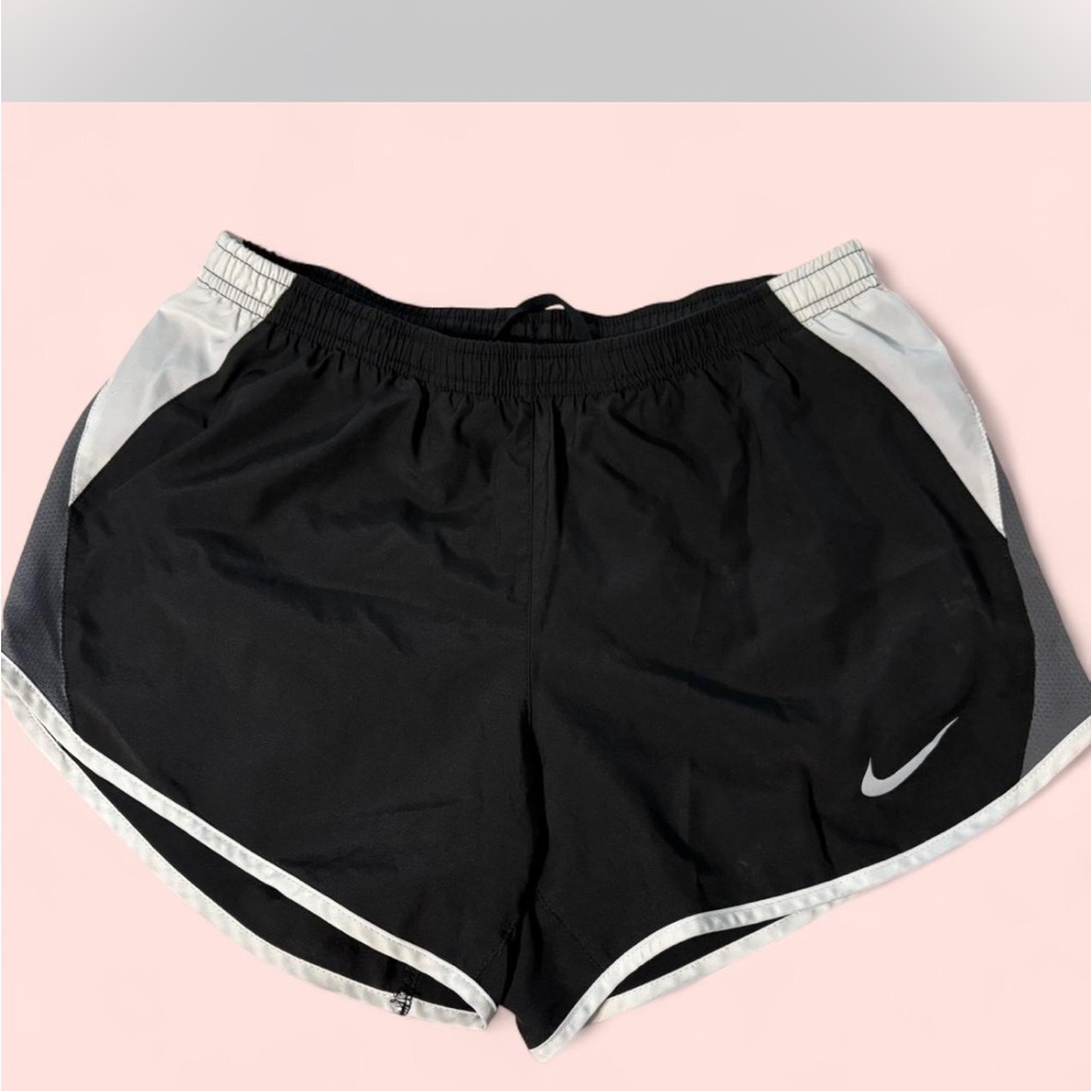 Nike Black and Gray Athletic Shorts Lightweight Design